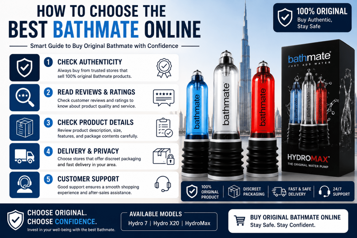 How to choose the best Bathmate online in UAE safely and securely